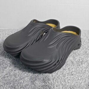 Crocs Echo Wave Clogs Slip On Shoes Men's Size 11 Black Sand NEW NWT 210521-0LD